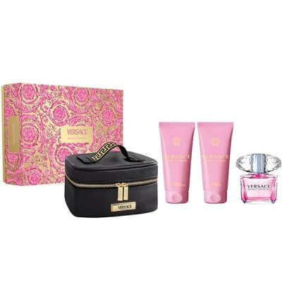 Versace Bright Crystal EDT 90 ml + лосион за тяло 100 ml + душ гел 100 ml + несесер – комплект