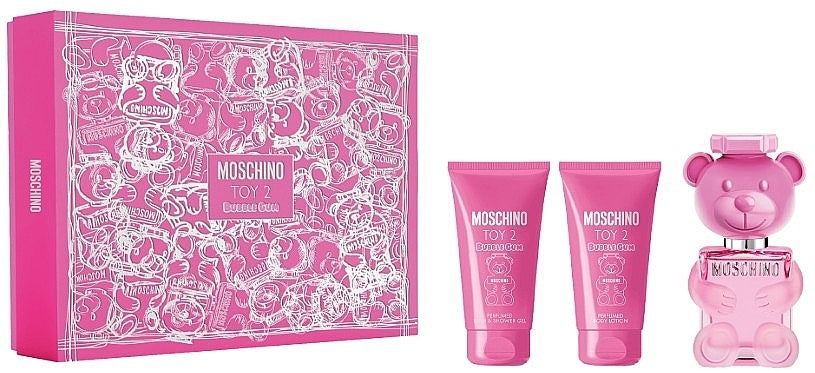 Moschino Toy 2 Bubble Gum EDT 50 ml + лосион за тяло 50 ml + душ гел 50 ml – комплект