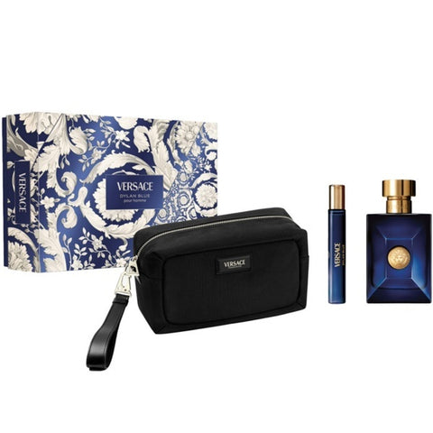 Versace Dylan Blue EDT 100 ml + EDT 10 ml + несесер – комплект – γνήσιο άρωμα
