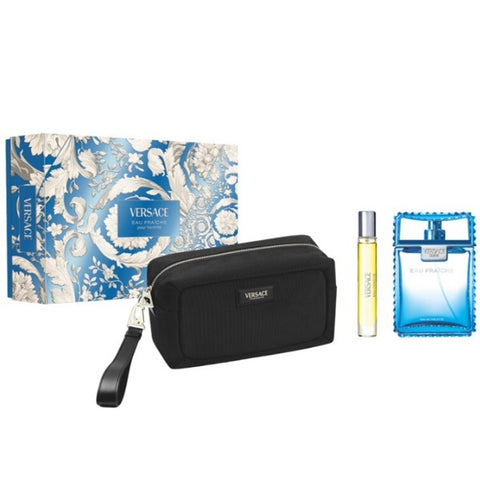 Versace Man Eau Fraiche EDT 100 ml + EDT 10 ml + несесер – комплект – γνήσιο άρωμα