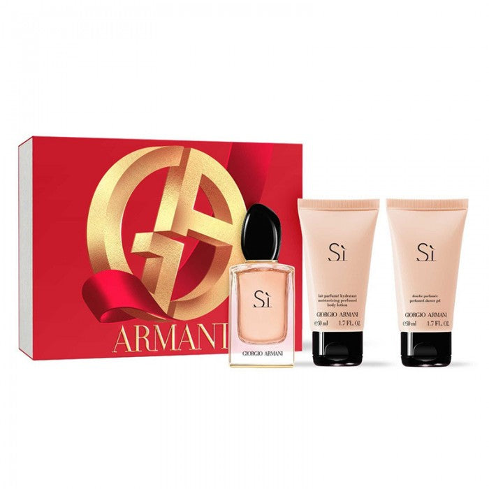 Armani Si EDP 50 ml + лосион за тяло 50 ml + душ гел 50 ml – комплект