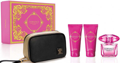 Versace Bright Crystal Absolu EDP 90 ml + лосион за тяло 100 ml + душ гел 100 ml + несесер – комплект – parfum original