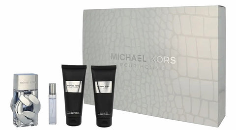 Michael Kors Pour Homme EDP 100 ml + душ гел 100 ml + балсам за след бръснене 100 ml + EDP 10 ml – комплект – γνήσιο άρωμα