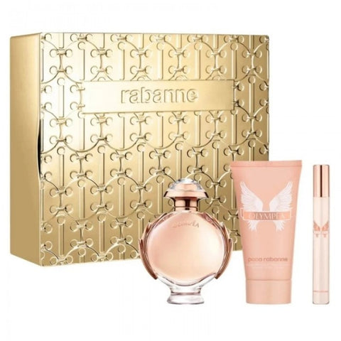 Paco Rabanne Olympea EDP 80 ml + лосион за тяло 100 ml + EDP 10 ml – комплект – parfum original