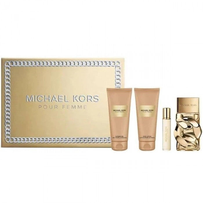 Michael Kors Pour Femme EDP 100 ml + душ гел 100 ml + лосион за тяло 100 ml + EDP 10 ml – комплект