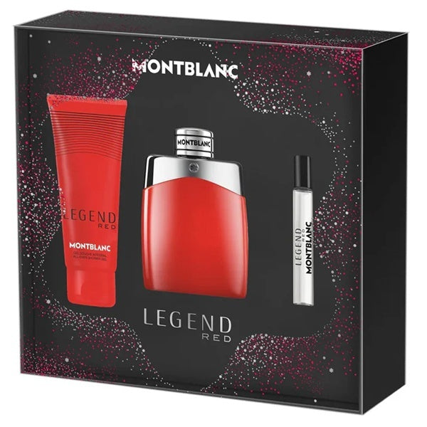 Montblanc Legend Red EDP 100 ml + душ гел 100 ml + EDP 7,5 ml – комплект