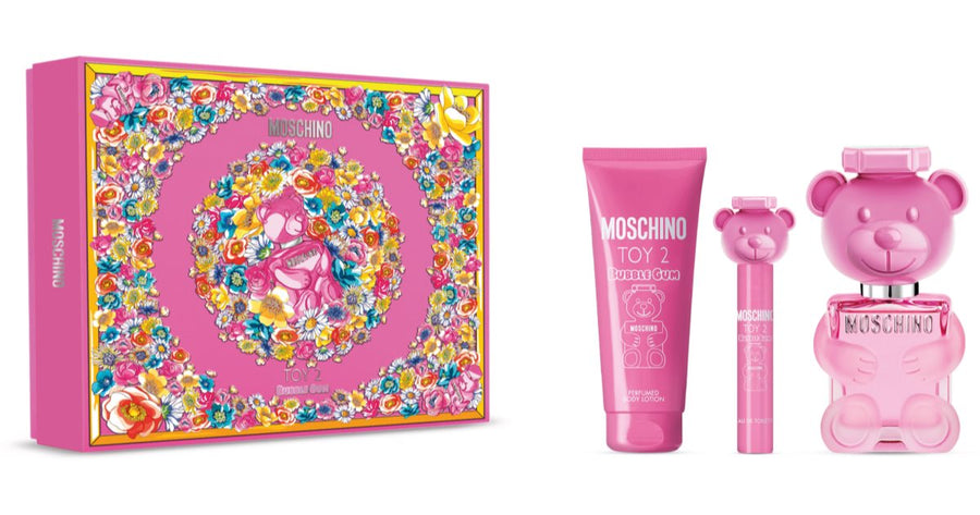 Moschino Toy 2 Bubble Gum EDT 100 ml + лосион за тяло 100 ml + EDT 10 ml – комплект