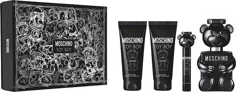 Moschino Toy Boy EDP 100 ml + душ гел 100 ml + балсам за след бръснене 100 ml + EDP 10 ml – комплект – оригинален парфюм
