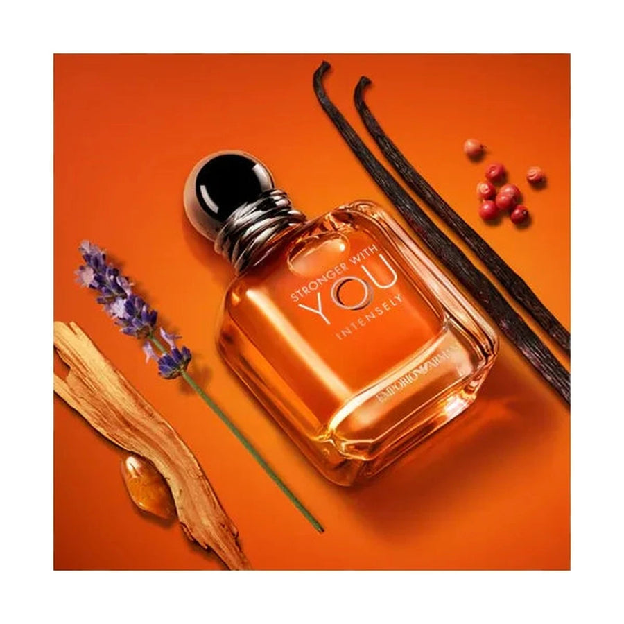 Armani Stronger With You Intensely, apă de parfum pentru bărbați – produs original – fotografia 3