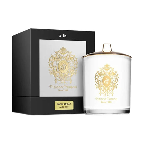 Tiziana Terenzi Ischia Orchid White Glass Candle – γνήσιο άρωμα