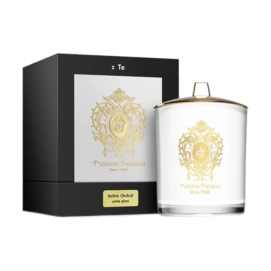 Αρωματικό κερί Tiziana Terenzi Ischia Orchid White Glass Candle