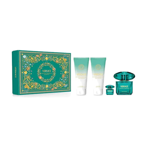 Versace Crystal Emerald EDP – σετ δώρου – γνήσιο άρωμα