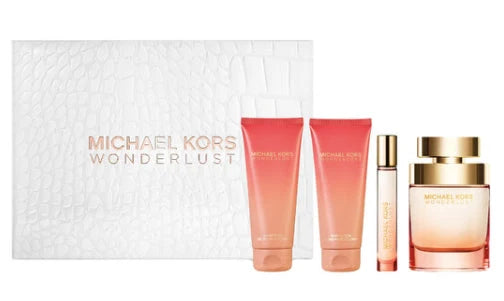 Michael Kors Wonderlust EDP 100 ml + душ гел 100 ml + лосион за тяло 100 ml + EDP 10 ml – комплект